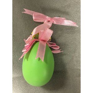 Dept 56 Snow Babies Blossoms & Bows Green Egg 2003 #56.26228 NOS Open Box